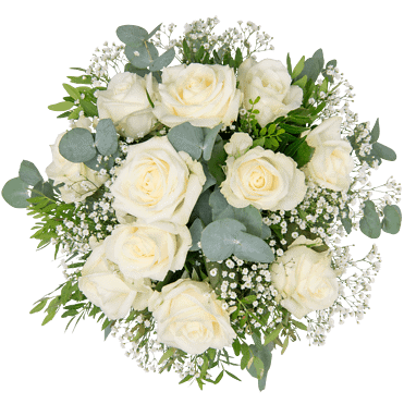 Blumenstrauß Weiße Rosen